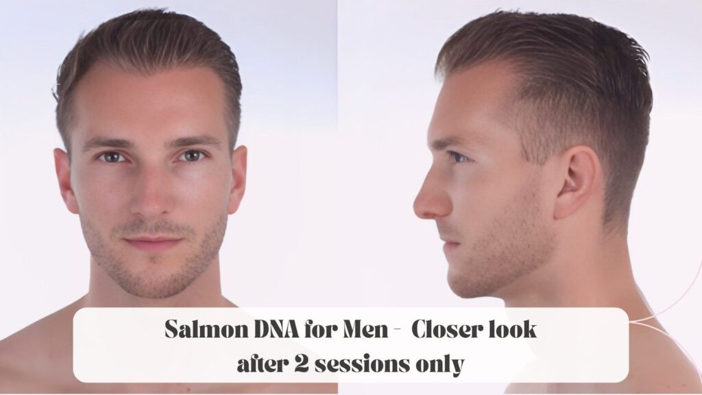 Salmon DNA for Men treatment for Jonathan from Bloomfield Hills, MI -Closer look after 2 sessions - La Vie Med Spa
