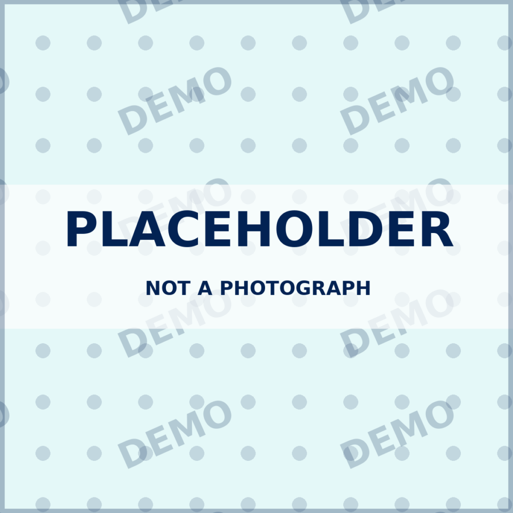 Placeholder graphic marked DEMO. Not a photograph and not a real result.